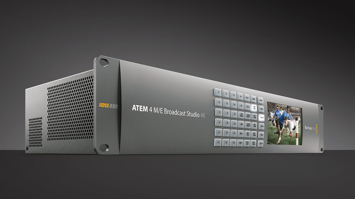 Nuevo mezclador Blackmagic ATEM 4 M/E Broadcast Studio 4K