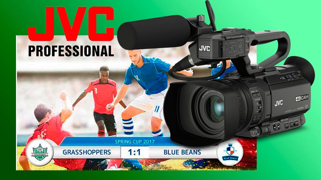 JVC GY-HM200ESB Grabación 4K y Streaming simultáneos