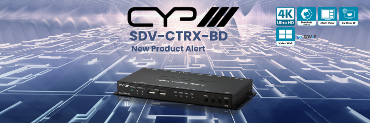 CYP SDV-CTRX-BD Nuevo transceptor bidireccional HDMI 4K por SDVoE con extensión USB
