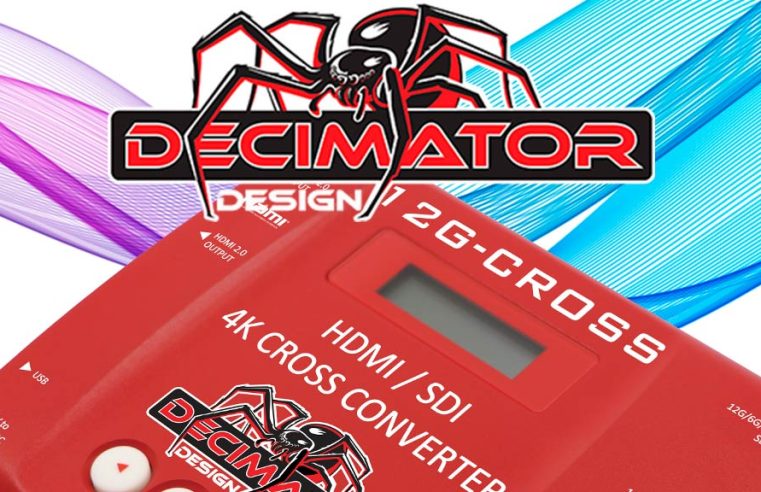 Decimator 12G-CROSS: Nuevas prestaciones para  el conversor 4K más versátil