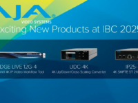 AJA en IBC 2025: Innovación en flujos de trabajo de video profesional
